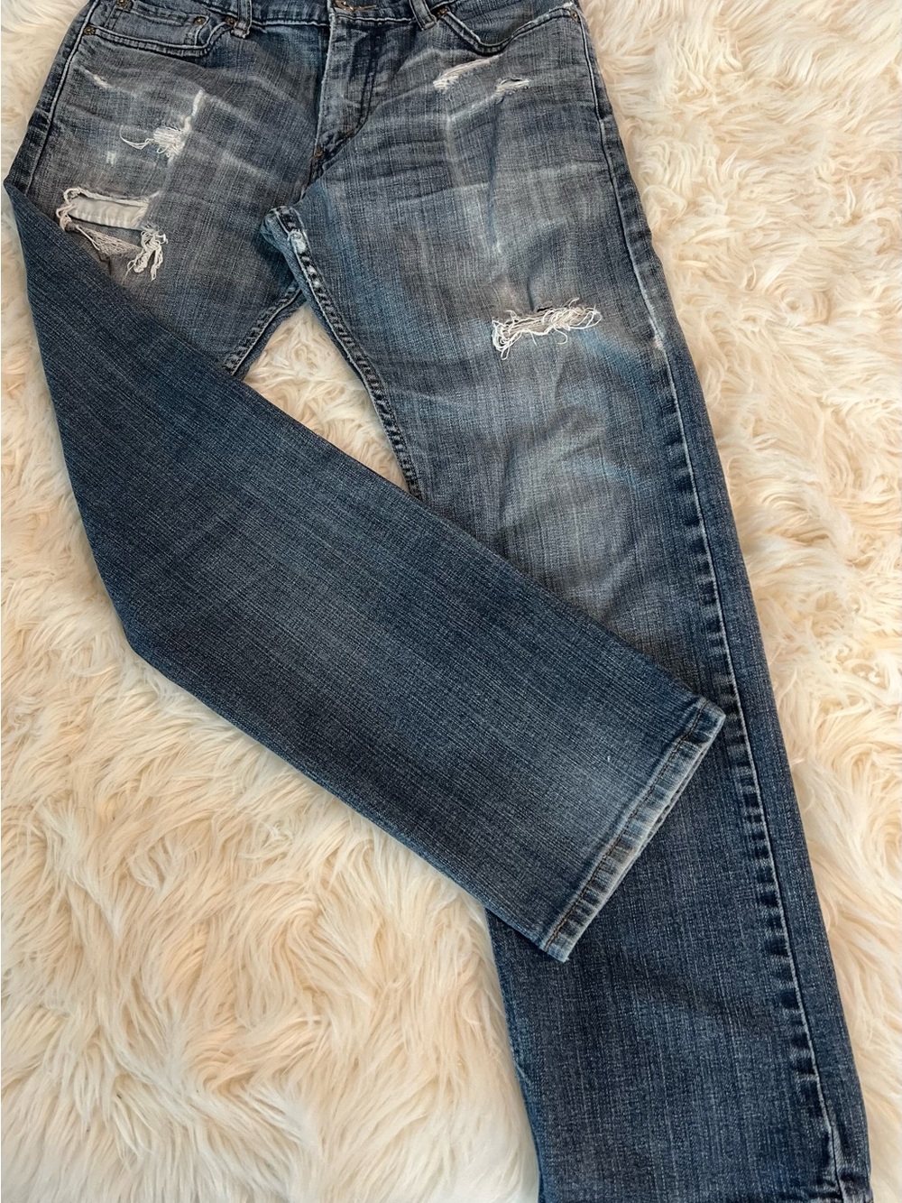 Levi’s 514 Men’s Slim Straight Authentic Distressed Jeans Men’s 30x30